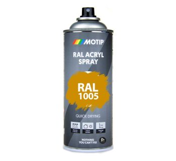 RAL 1005 Honey Yellow | Akrylspray i RAL-kulrer