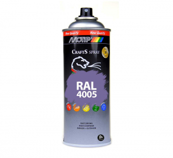 Akrylspray RAL 4005  Blue Lilac | Snabbtorkande akryllack p sprayburk 400 ml