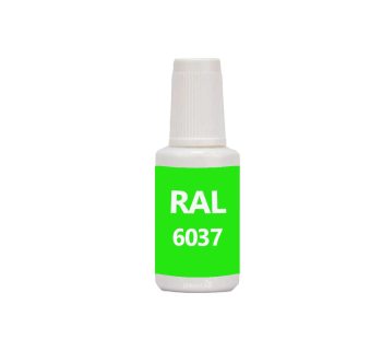 RAL 6037 Pure Green Penselflaska fr reparation av sm lackskador inom och utomhus 20 ml