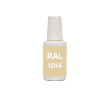 RAL 1014 bttringsfrg i penselflaska, Ivory 20 ml