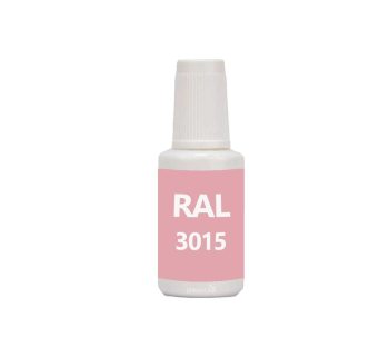 RAL 3015 Light Pink. Penselflaska med vattenbaserad bttringsfrg 20 ml