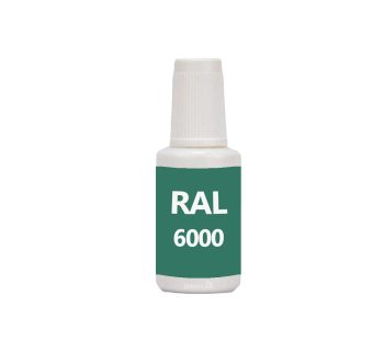RAL 6000 Patina Green. Penselflaska med vattenbaserad bttringsfrg 20 ml