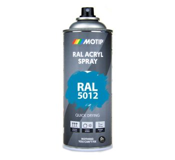 RAL 5012 Light Blue, Sprayfrg fr bde inom och utomhusbruk. 400 ml