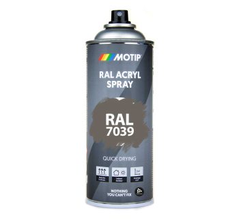 RAL 7039 Quart Grey. Sprayburk med akryllack fr inom- och utomhusbruk 400 ml