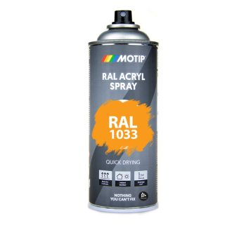 Sprayfrg, akrylspray RAL 1033 Dahlia Yellow