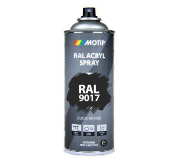 RAL 9017, Traffic Black | Matt sprayfrg 400 ml
