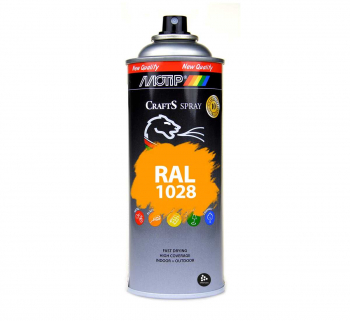 RAL 1028 Melon Yellow | Sprayfrg i RAL-kulr 400 ml