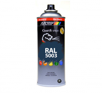 Akrylspray RAL 5003 Sapphire Blue | Snabbtorkande akryllack fr bde inom- och utomhusbruk, 400 ml
