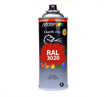 Sprayfrg RAL 3020 | Hllbar akryllack fr bde inom- och utomhusbruk