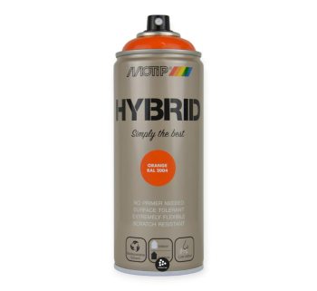 Orange hybridfrg i sprayburk fr inom- och utomhusbruk