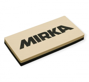 Slipblock Mirka Sanding Pad. Tvsidigt med en mjuk och en stel sida 
