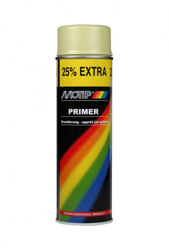 Primer Filler Gul 500 ml i gruppen Spray / Grundfrg / Grundfrg 1-komponent / Universalprimer hos Spraycan Sweden AB (04053)