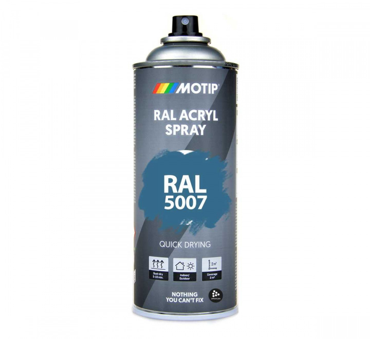 RAL 5007 Brillant Blue | Sprayfrg fr inom- och utomhusbruk 400 ml
