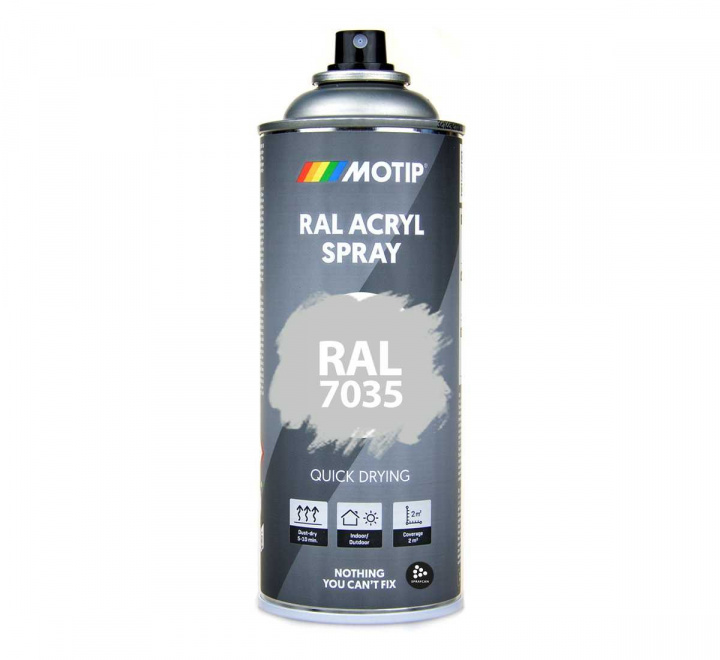 RAL 7035 Light Grey 400 ml Spray i gruppen Spray / Kulrer / 144 st RAL-Kulrer hos Spraycan Sweden AB (07034)