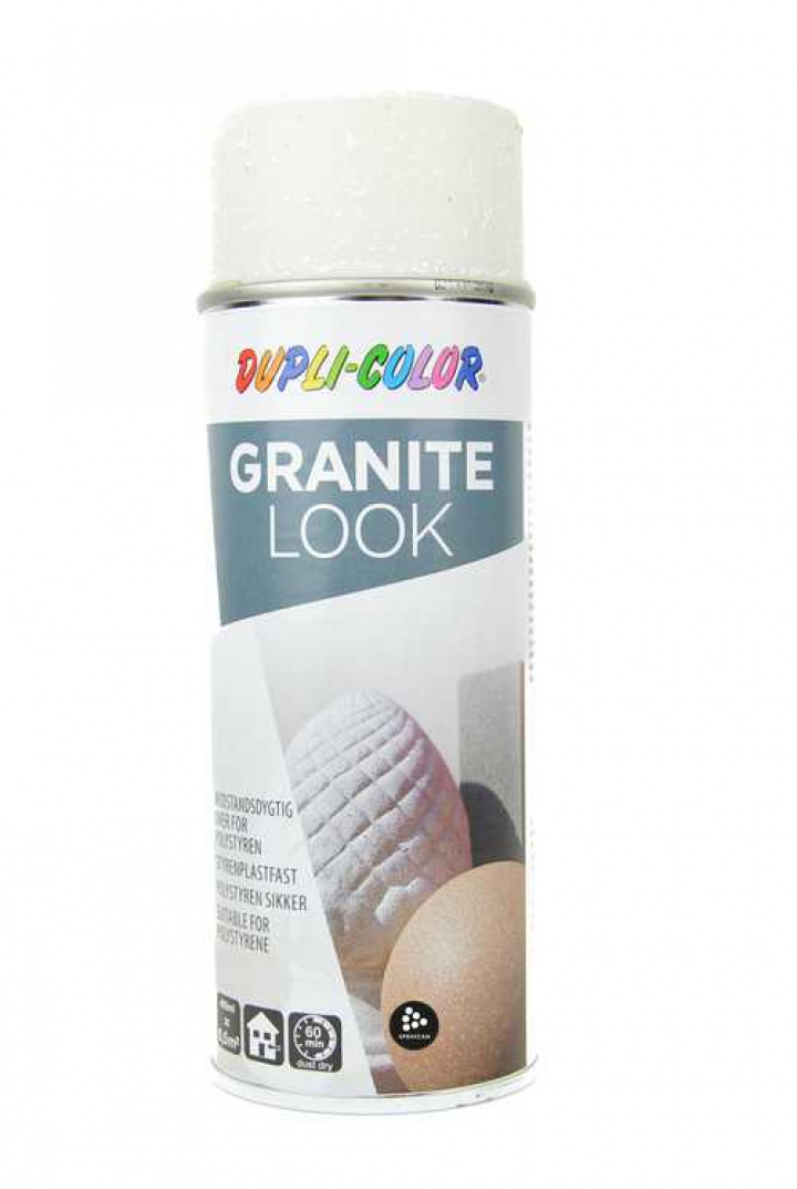 Granit Spray Vit fr dekorationsmlning